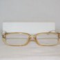 New Christian Dior Gold Eyeglasses: Mod. 3066 & Case