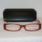 New Dolce & Gabbana Red Eyeglasses: Mod. 3052 & Case