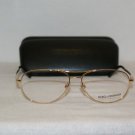 New Dolce & Gabbana Gold Eyeglasses: Mod. 1176 & Case