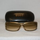 Brand New Gucci Gold Sunglasses: Mod. 2551 & Case