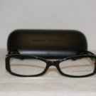 Brand New Ralph Lauren Shiny Black Eyeglasses: Mod. 6070 (5001) 52-15 & Case