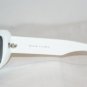 Brand New Ralph Lauren White Sunglasses: Mod 886 & Case