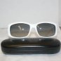 Brand New Ralph Lauren White Sunglasses: Mod 886 & Case