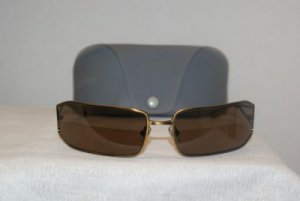 Brand New New Miu Miu Gold Sunglasses: Mod. SMU 58D & Case