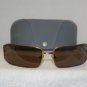 Brand New New Miu Miu Gold Sunglasses: Mod. SMU 58D & Case
