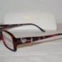 Brand New Versace Transparent Red Eyeglasses: Mod. 3131 (388) 54-16 & Case