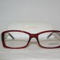 Brand New Versace Transparent Red Eyeglasses: Mod. 3131 (388) 54-16 & Case