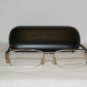 Brand New Ralph Lauren Shiny Gold Eyeglasses: Mod. 5034 (9067) 50-16 & Case