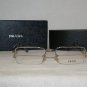 Brand New Prada Gunmetal Eyeglasses: Mod. VPR 51M (5AV-1O1) 54-17 & Case
