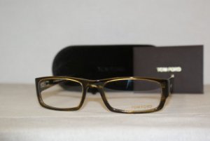 Brand New Tom Ford Olive Eyeglasses: Mod. FT 5086 (343) 52-18 & Case
