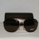 Brand New Hugo Boss Brown Sunglasses: Mod. 0166 & Case