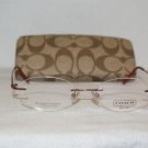 New Coach Antique Rose Eyeglasses: Mod. Andrea & Case