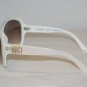 Brand New Juicy Couture White Sunglasses: Mod. Playful & Case