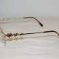 New Fendi Gold Glimmer/Tort Eyeglasses: Mod. 87 & Case
