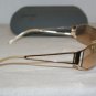 Brand New Miu Miu Shiny Gold Sunglasses: Mod. SMU 58D (5AK-6R1) 66-17 & Case