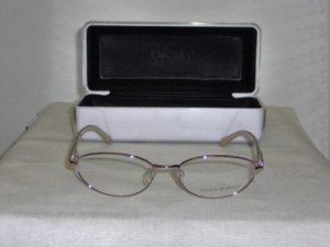 B. New Donna Karan Pink Eyeglasses: Mod. 3545-B & Case