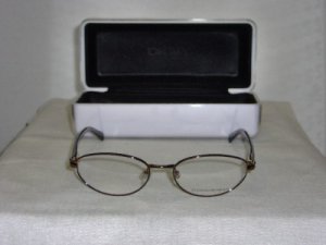 B. New Donna Karan Brown Eyeglasses: Mod. 3545-B & Case