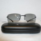 New Ralph Lauren Gunmetal Sunglasses Mod 893 /U/S &Case