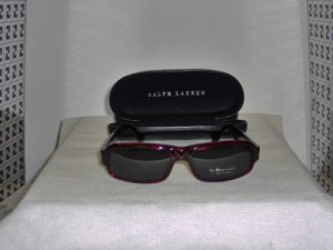 Brand New Ralph Lauren Dark Red Sunglasses: Mod. 870