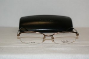 B. New Calvin Klein Eyeglasses: Mod. 574 (088) & Case