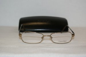 B. New Calvin Klein Eyeglasses: Mod. 554 (073) & Case