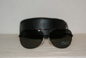 Brand New Kenneth Cole Black Sunglasses: Mod. 4125 (02A) & Case