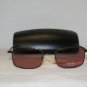 Brand New Calvin Klein Dark Burgundy Sunglasses: Mod. 167 (587P) & Case