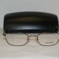 Brand New Calvin Klein Gold Tortiose Eyeglasses: Mod. 253 (552) 49-19 & Case