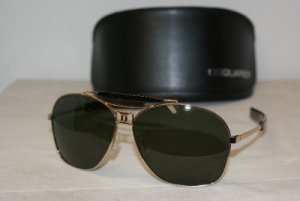 Brand New DSquared2 Shiny Gold Sunglasses: Mod. DQ0002 (28N) 62-11 & Case