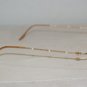 New Christian Dior Dark Gold & Brown Eyeglasses: Mod. 3535 (17X) 47-19 & Case