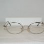 New Christian Dior Shiny Silver Eyeglasses: Mod. 3535 (71Z) 47-19 & Case