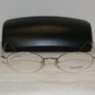 Brand New Calvin Klein Silver Eyeglasses: Mod. 161 (565) 48-19 & Case