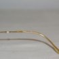 New Christian Dior Shiny Gold Eyeglasses: Mod. 3535 (40A) 47-19 & Case