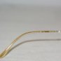 New Christian Dior Shiny Gold Eyeglasses: Mod. 3535 (40A) 47-19 & Case