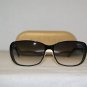 Brand New Caviar Shiny Black Sunglasses: Mod. 1744 (C24) 58-17 & Case