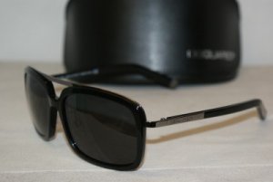 Brand New DSquared2 Shiny Black Sunglasses: Mod. DQ0026 (01A) 56-16 & Case