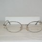 New Christian Dior Shiny Silver Eyeglasses: Mod. 3535 (71Z) 49-19 & Case