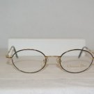 New Christian Dior Black & Gold Eyeglasses: Mod. 3535 (94N) 49-19 & Case