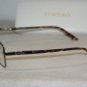 New Versace Shiny Gold Eyeglasses: Mod. VE 1198 (1296) 55-17 & Case