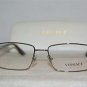 New Versace Shiny Gold Eyeglasses: Mod. VE 1198 (1296) 55-17 & Case