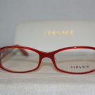 Brand New Versace Red Eyeglasses: Mod. VE 3144 (878) 53-16 & Case