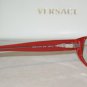 Brand New Versace Red Eyeglasses: Mod. VE 3144 (878) 53-16 & Case