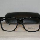 New Dolce & Gabbana Black on Blue Eyeglasses: Mod. DG 3126 (2504) 54-15 & Case