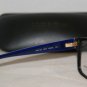 New Dolce & Gabbana Black on Blue Eyeglasses: Mod. DG 3126 (2504) 54-15 & Case