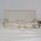 B. New Giorgio Armani Gold Eyeglasses: Mod. 137 & Case
