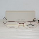 New Giorgio Armani Burgundy Eyeglasses: Mod. 28 & Case