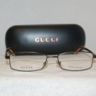 B. New Gucci Brown Eyeglasses: Mod. 1848 52-15 & Case