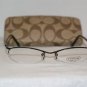 Brand New Coach Black Eyeglasses: Mod. Jillian & Case