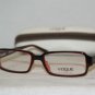 Brand New Vogue Dark Red Eyeglasses: Mod. 2666A (1852) 52-16 & Case