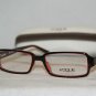 Brand New Vogue Dark Red Eyeglasses: Mod. 2666A (1852) 52-16 & Case